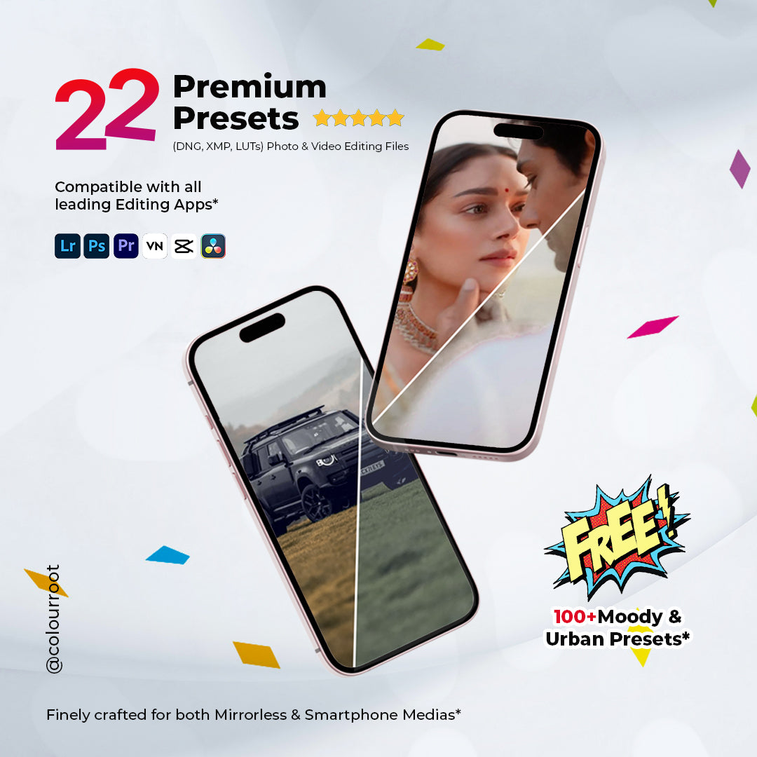 22 Premium Editing Preset Pack + Titanium Lut Pack